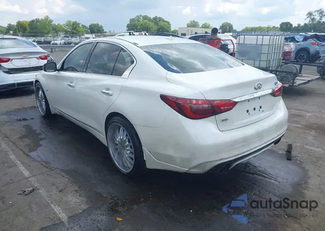 2018 Infiniti Q50 3.0T Sport z USA, uszkodzony, nr VIN JN1EV7AR5JM438152